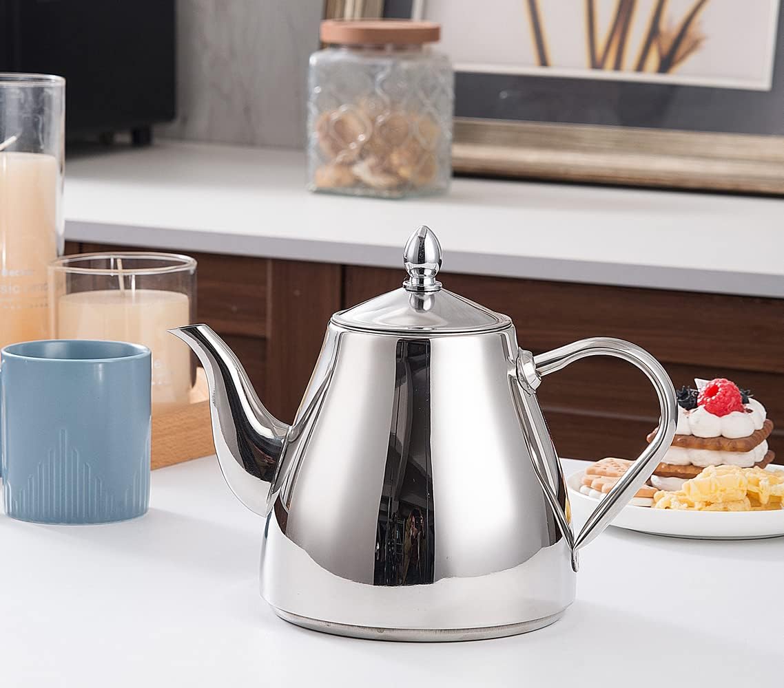 SANQIAHOME Stainless Steel Teapot Coffee Servers 2000ml