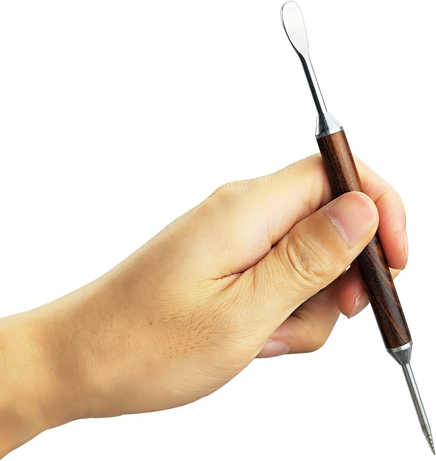 2 PCS Latte Art Pen Cinnamon Pen for Coffee,Barista Espresso Coffee Latte Art Tools Accessories for Coffee Bar Barista Make Creative Coffee Designs Decors,Stainless Steel Wood,LXLVOUEG