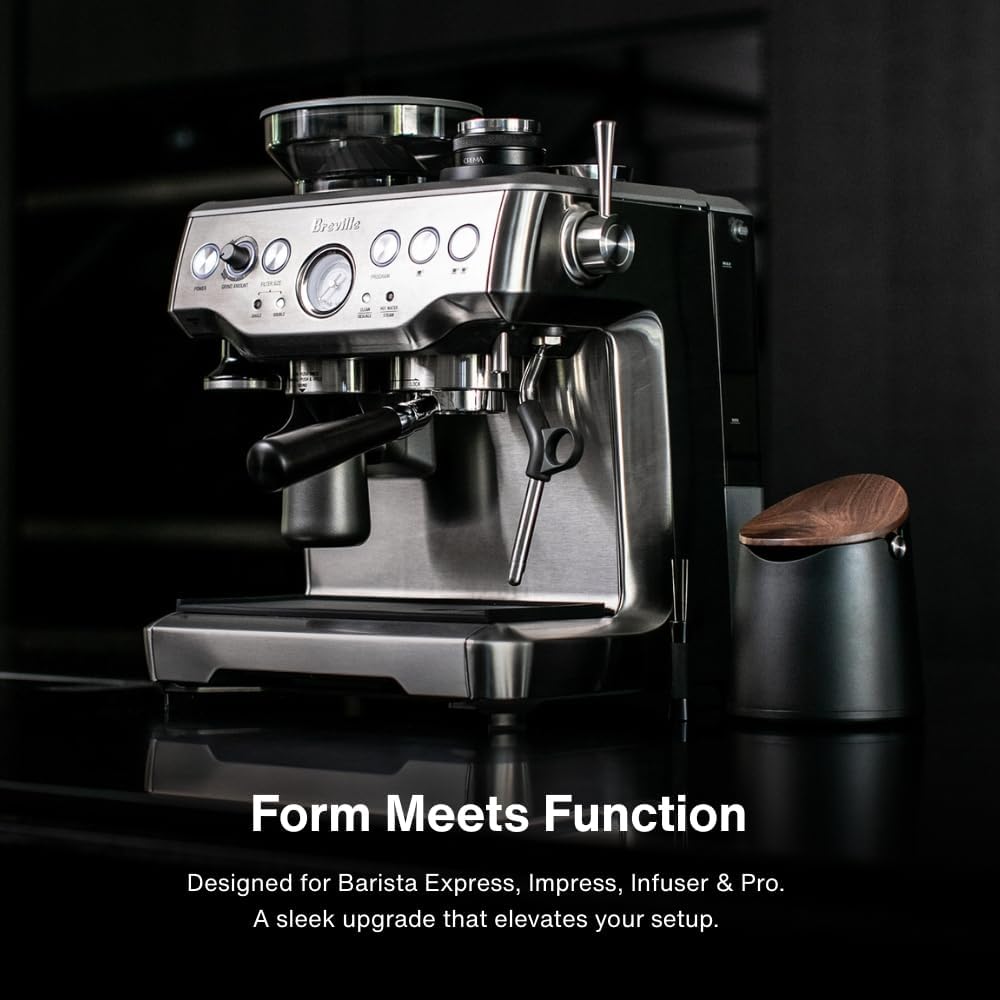 Crema Coffee Products Replacement Steam Lever for Breville Espresso Machines | Ergonomic Stainless Steel Design | Compatible with Barista Express, Infuser, Barista Pro | Easy Grip | Silver Finish