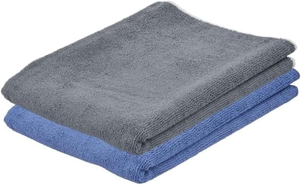 Superio Microfiber Squeegee Mopping Towel Large Miracle Cloth 20 x 30 Streak Free Microfiber Floor Cloth-Rag for Cleaning House, Kitchen, Bathroom-Scratch Free- 2 Pack