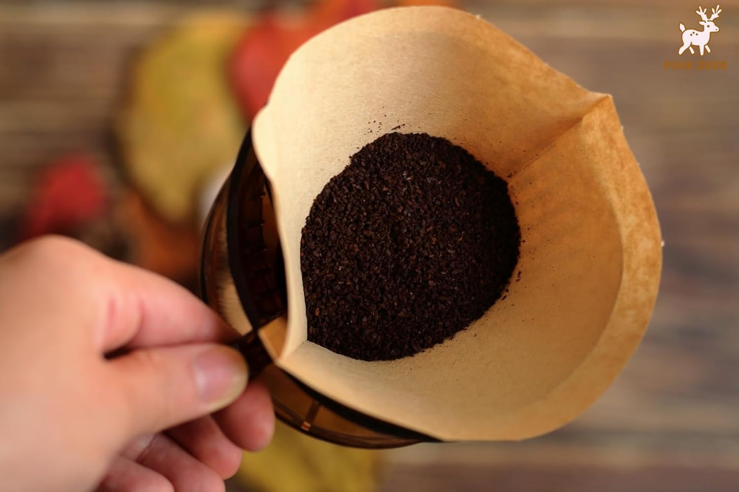 100 Count #4 Cone Coffee Filters 8-12 Cup, Natural Unbleached Paper, for Pour Over and Drip Coffee Maker