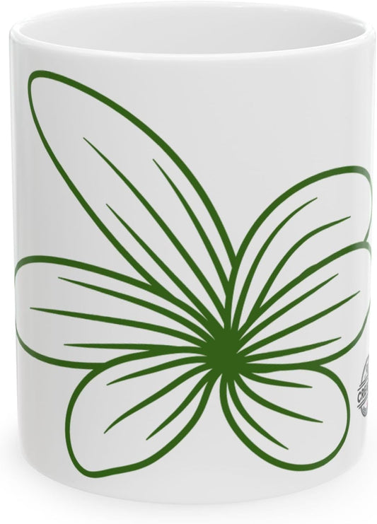 11 OZ Novelty Coffee Mugs - Christmas Gift (Floral Theme)