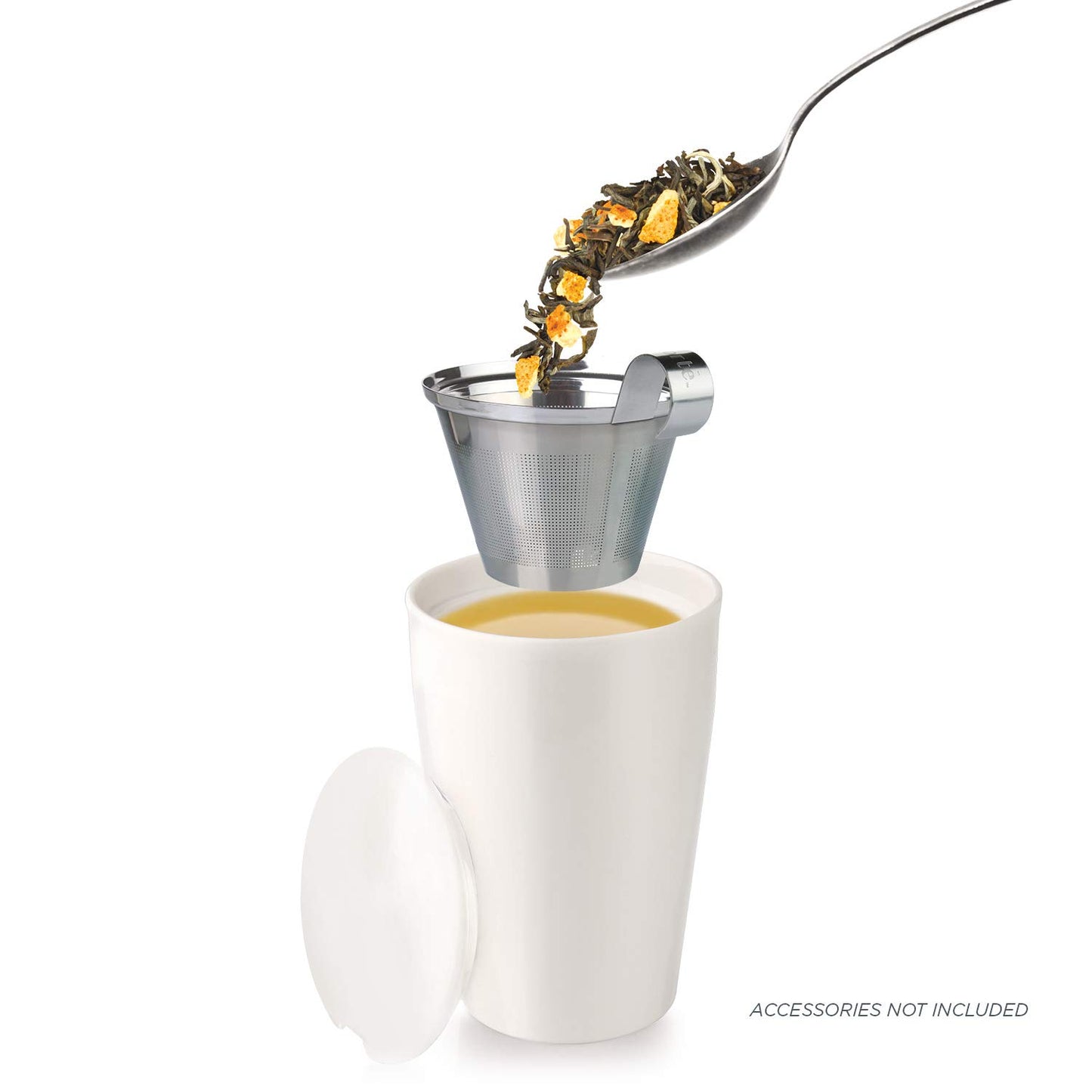 Tea Forte Winter Chai Premium Organic Loose Leaf Caffeine-Free Herbal Tea Blend Canister, Makes 35-50 Cups