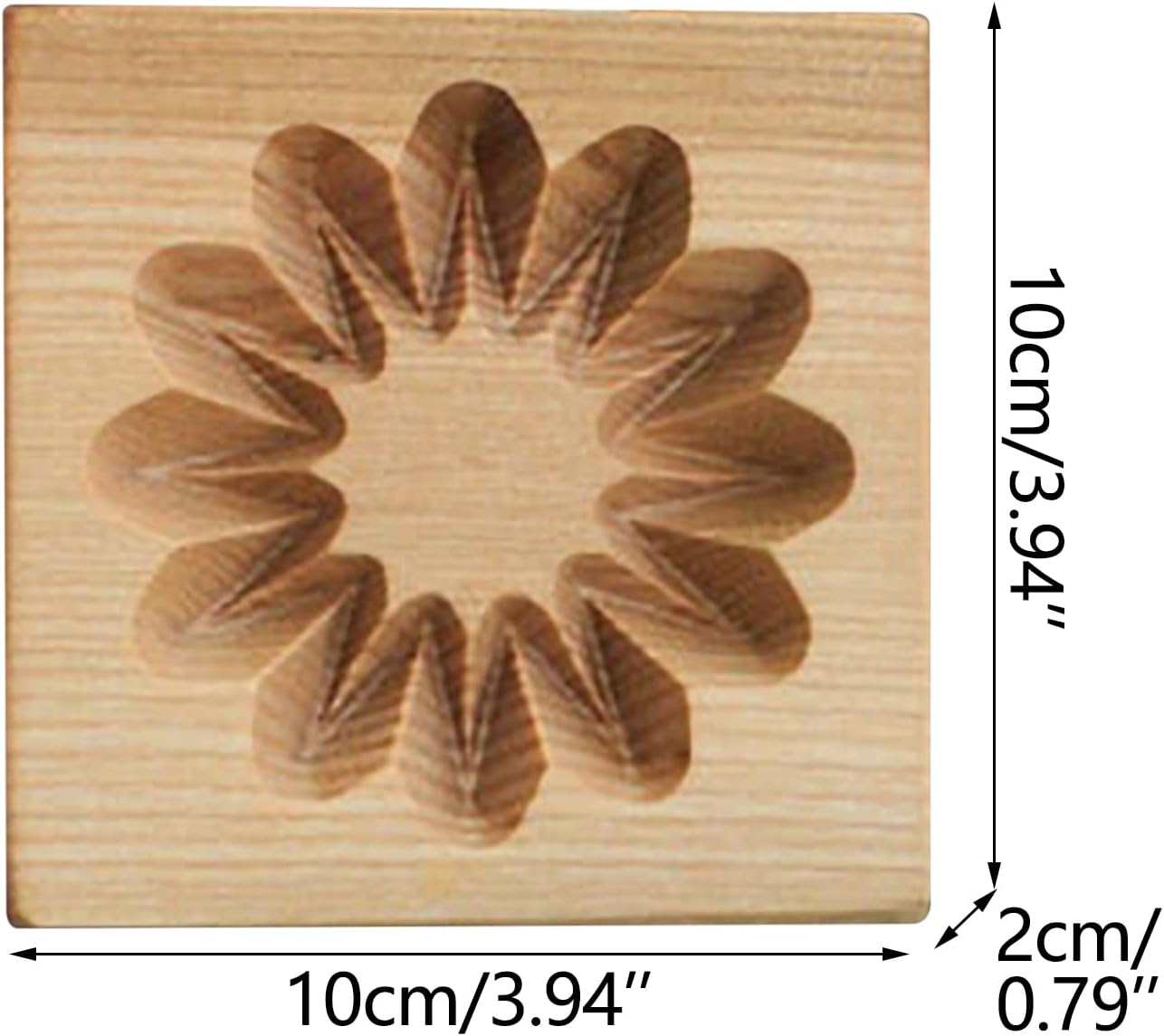 Wooden Cookie Biscuit Mold, 3D Baking Mold, Embossing Craft Decorating Baking Tool, Suitable for Halloween Thanksgiving Christmas Kitchen DIY (Cookies-C-3PCS)