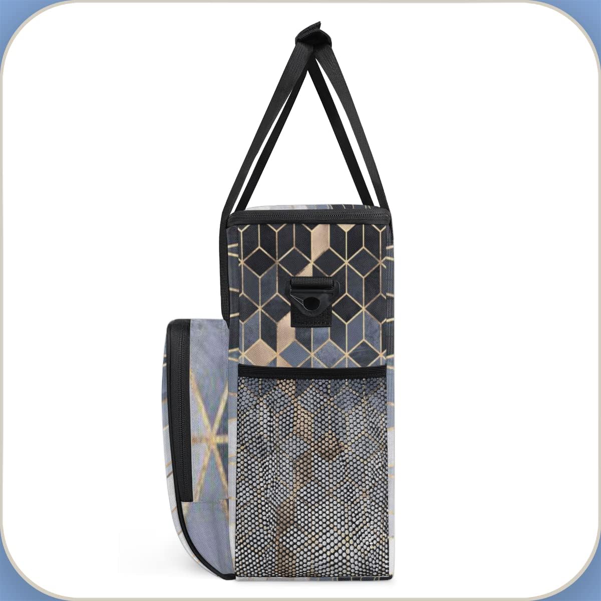 cfpolar Coffee Maker Storage Bag, Waterproof Travel Carrying Storage Tote Bag Organizer Case, Compatible with K-Mini or K-Mini Plus, And Suitable for Other Accessories， With Pockets for K-Cup Pods