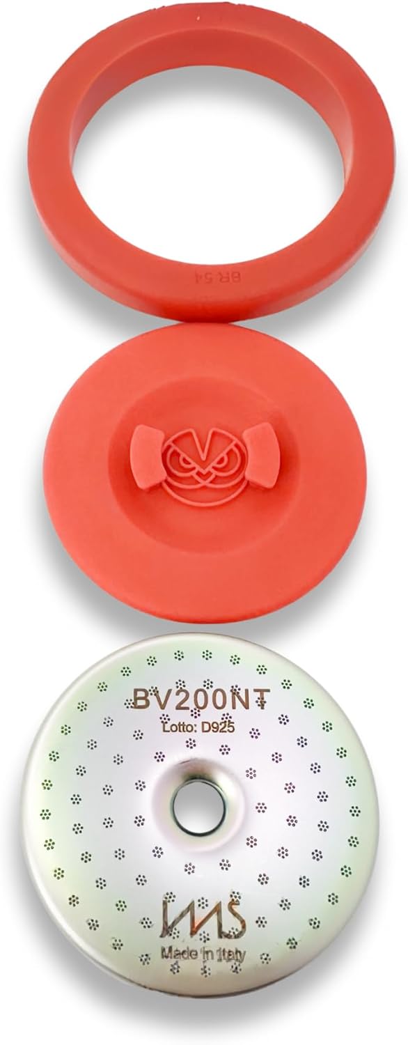 IMS Nanotech Shower Screen BV200NT with Cafelat Gasket made for Breville Sage Barista Pro, Express, Bambino Plus, Impress, Barista Touch, Infuser, Infuse, Perfetta, Barista Perfetta Plus.