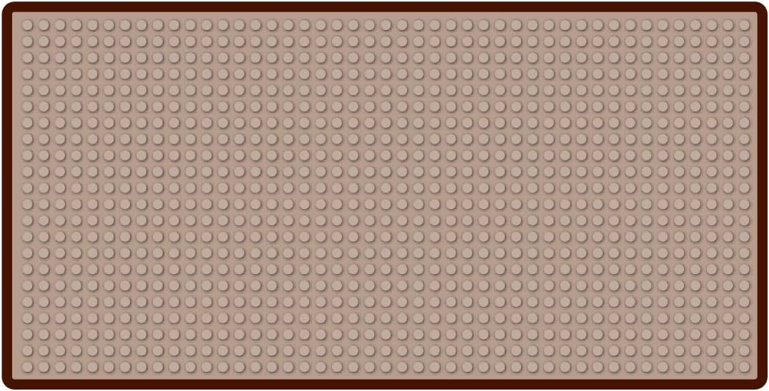 2 Pack 12 x 6 inch Rubber Bar Mats for Countertop. Coffee Station, Coffee Bar Accessories & Deco.