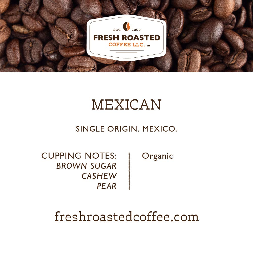Fresh Roasted Coffee, Organic Mexican | Mold & Myco 3rd Party Tested, USDA Organic, Kosher | Medium Roast 72 Pods for K Cup Brewers