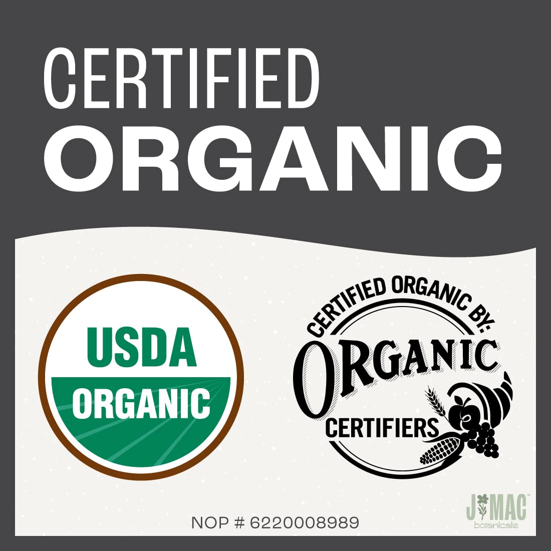 J MAC BOTANICALS, Organic Whole Juniper Berries, Certified Organic, juniper for herbal infusions, cooking and seasoning beef, pork, turkey brine, soups, syrups, cocktail bombs (4 oz)
