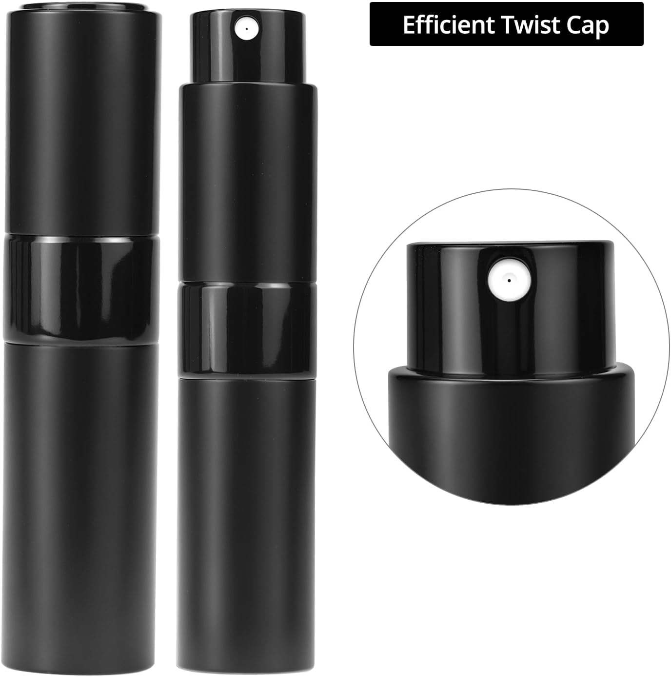 QWORK Coffee Bean Dosing Cup and Spray Bottle Kit - Ceramic Tray with Aluminum Glass Sprayer and Spoon for Baristas and Espresso Enthusiasts