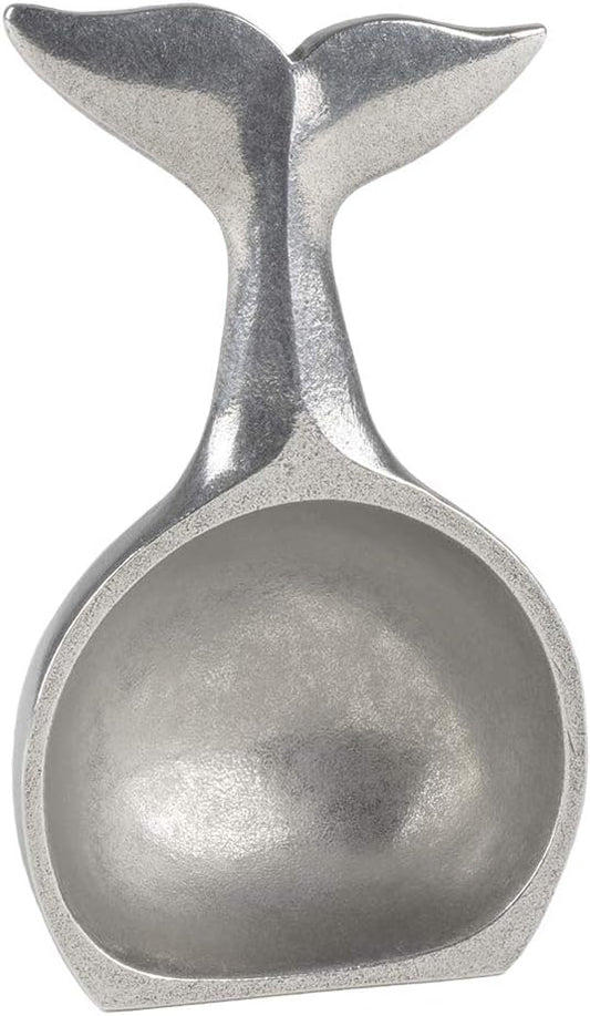 DANFORTH – Whale Tail Coffee Scoop/Spoon – Handcrafted Pewter Metal Coffee Scoop For Ground Coffee – Made In USA