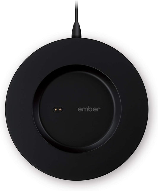 Ember Charging Coaster 2, Wireless Charging for Use with Ember Temperature Control Smart Mug, Black