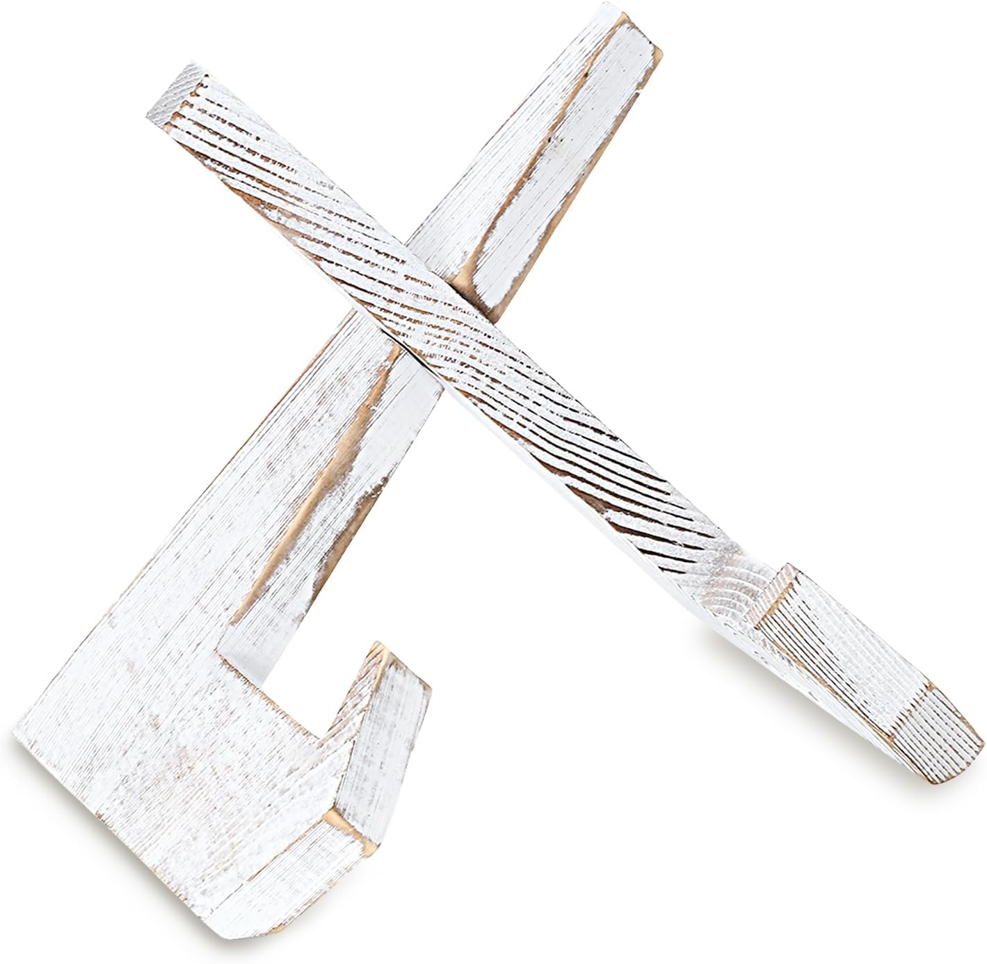 Plate Stand for Display, 6.5 Inch Picture Frame Holder Wooden, for Cook Book Decorative TableTop Art Easels Platter (White)