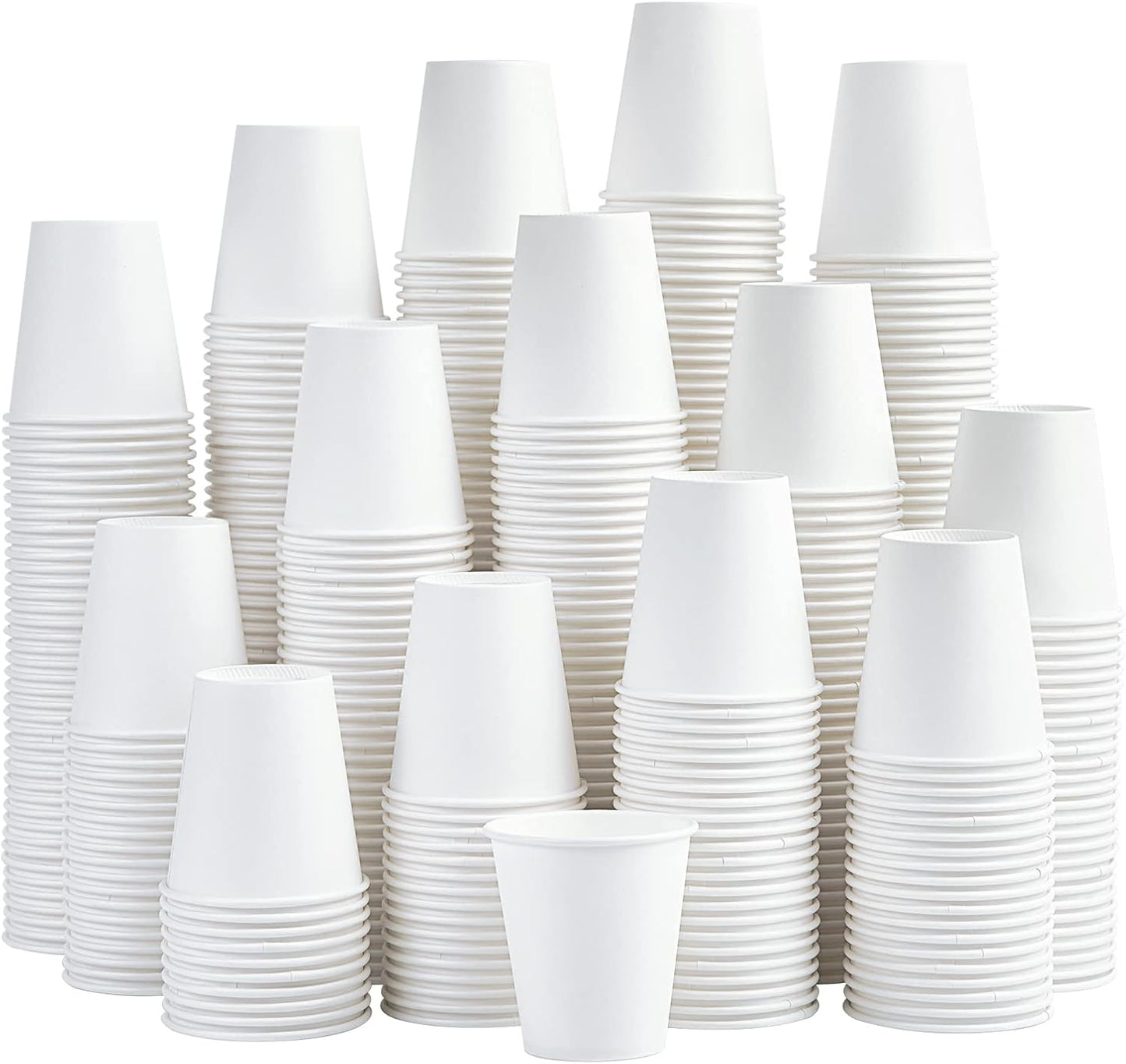 LITOPAK 480 Pack 5 oz Disposable Paper Cups, Disposable Mouthwash Cups, Small Disposable Cups, Mini Paper Cups for Parties, Picnics, Barbecues, Travel and Events