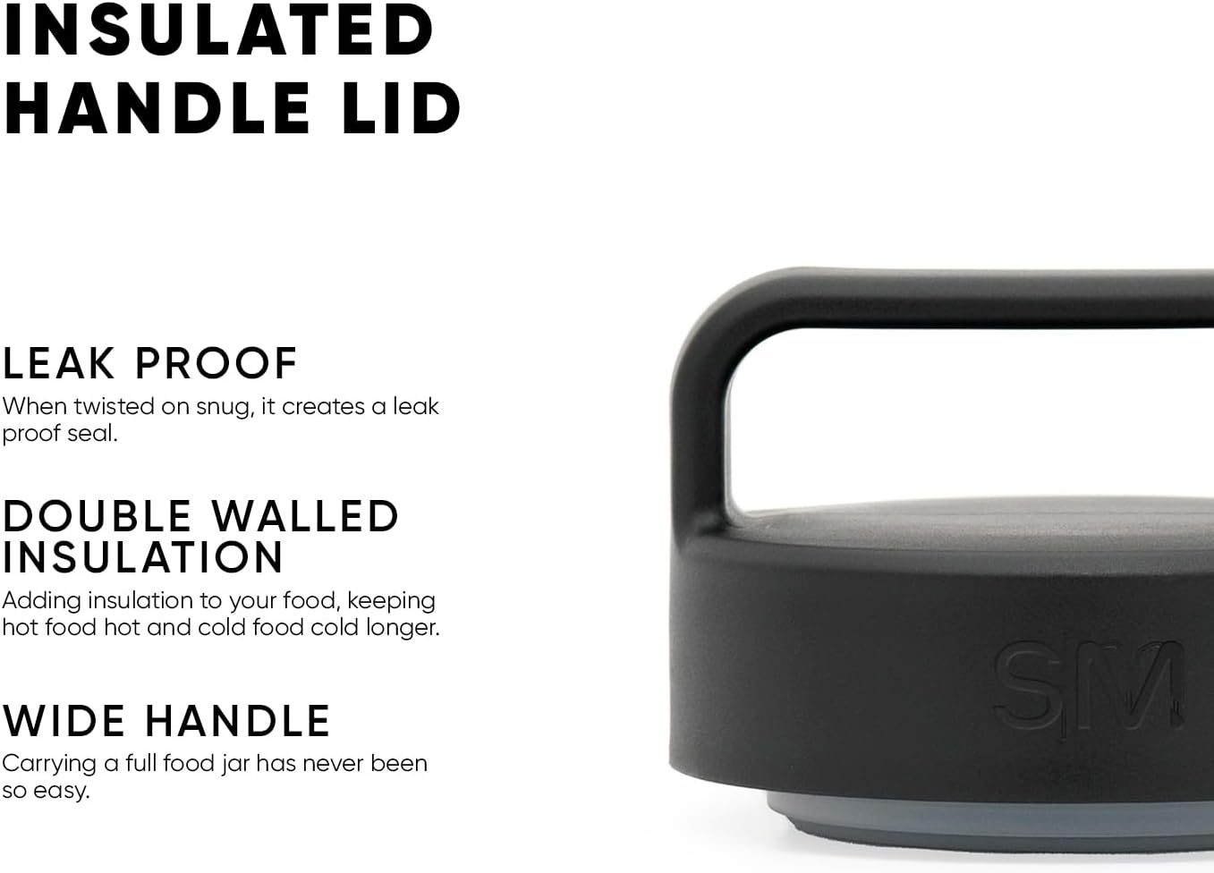 Simple Modern Food Jar for Hot Food | Reusable Stainless Steel Vacuum Insulated Leak Proof Lunch Storage for Smoothie Bowl, Soup, Oatmeal | Provision Collection | 16oz | Ice Gray