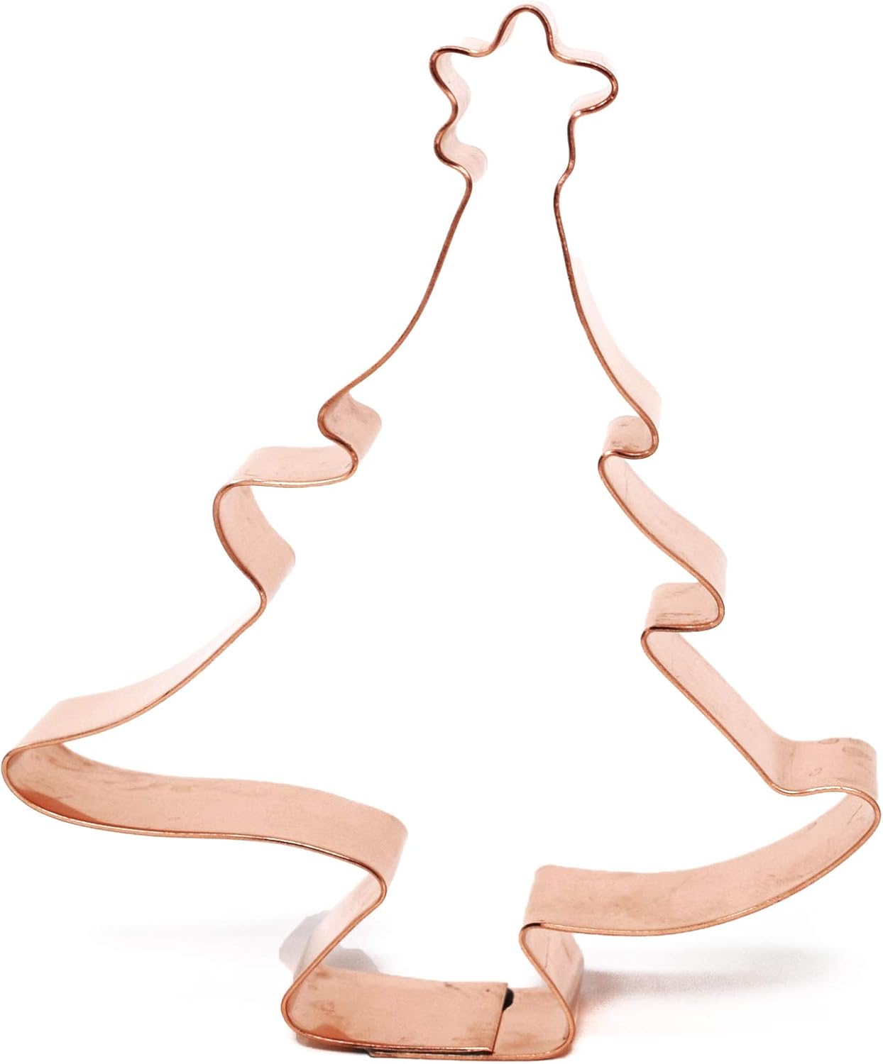 Large Christmas Tree with Star Cookie Cutter 5.5 Inch Handcrafted in USA by The Fussy Pup