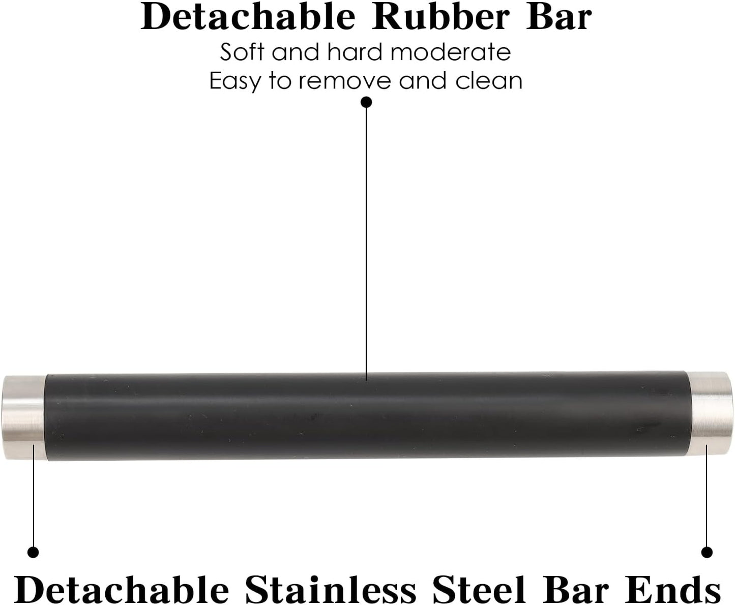 Italian Espresso Tapping Box, Stainless Steel Coffee Grinding Tapping Box, With Detachable Tapping Rod And Anti Slip Rubber Base (Silver)
