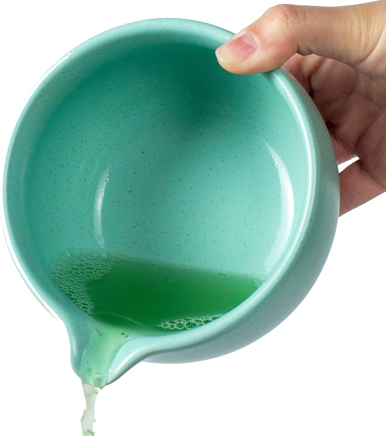 Japanese ceramic matcha bowl. 20 ounce ceramic bowl. Matcha tea bowl. A gift for matcha enthusiasts (blue)