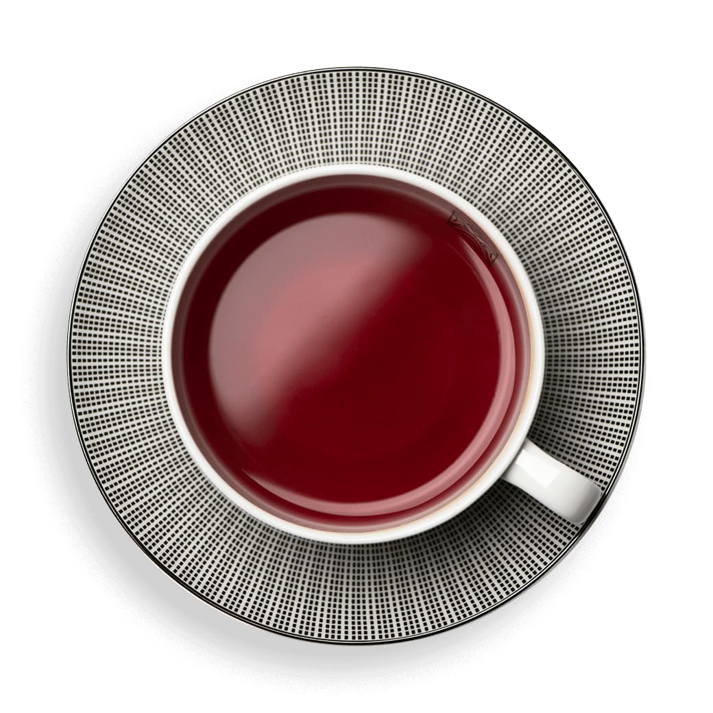 Dammann Freres Sachets, Carcadet Nuit d'été Tea Bags, Premium Gourmet French Hibiscus and Berry Herbal Tea, Individually Wrapped, 24 Count (Single Pack)