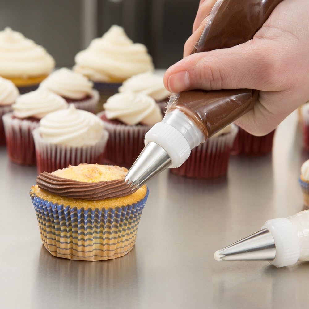 Soro Essentials- 21" Disposable Pastry Bag Pack of 100- Anti Burst Thickened Disposable Icing Piping Pastry Bags Non-Slip Decorating Bags Ideal for Cakes and Cookies Decoration for Home Restaurant