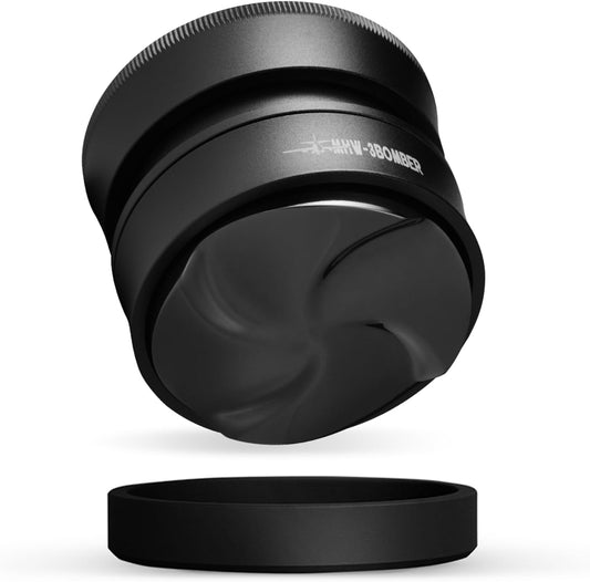 MHW-3BOMBER 58.5mm Espresso Coffee Distributor, Gravity Espresso Distribution Tool with Adaptive Height for Barista, Coffee Leveler Tools for 58mm Machine Portafilter, Astra Collection, T7021-OS