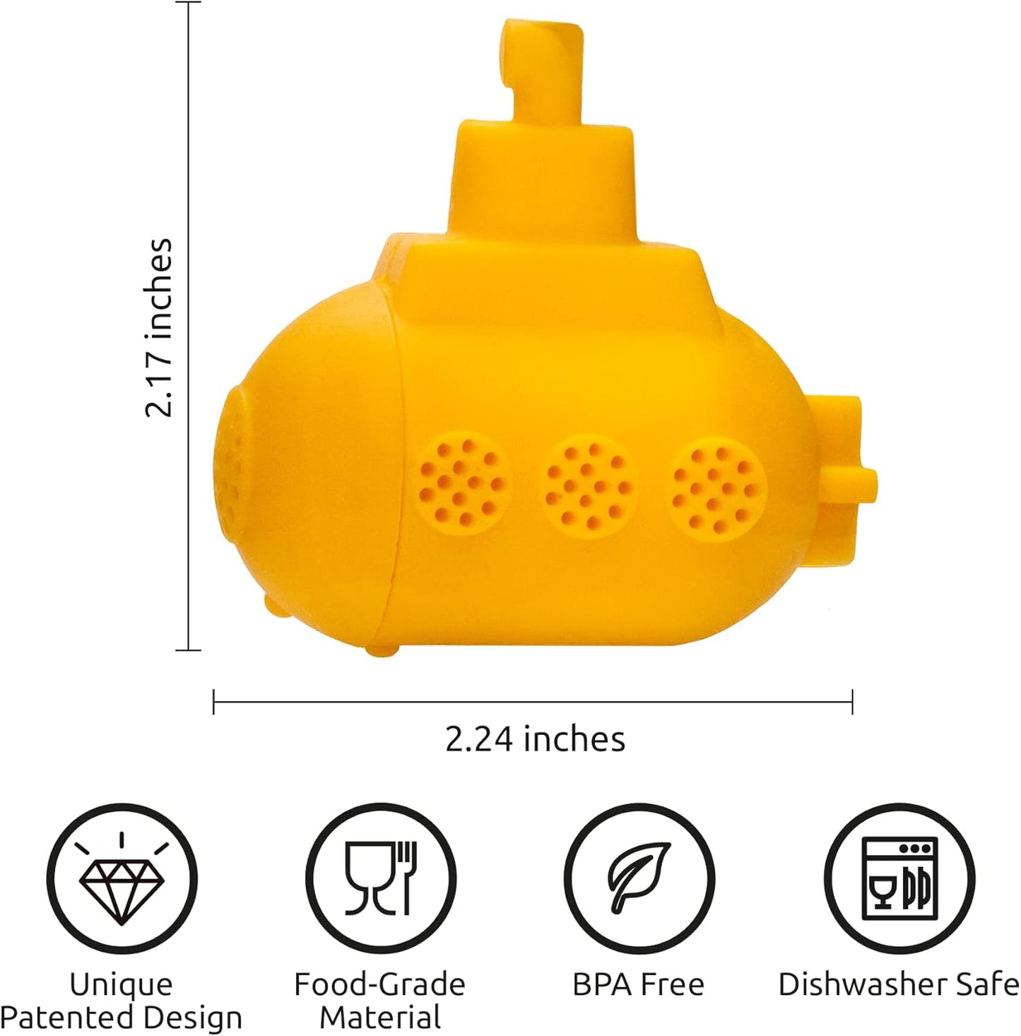 OTOTO Cute Tea Infuser - Loose Leaf Tea Steeper, Tea Accessories, Tea Diffusers, Tea Infuser for Loose Leaf Tea, Tea Strainers, Cute Gifts, Tea Gift Set, Kitchen Gifts, Cooking Gadgets