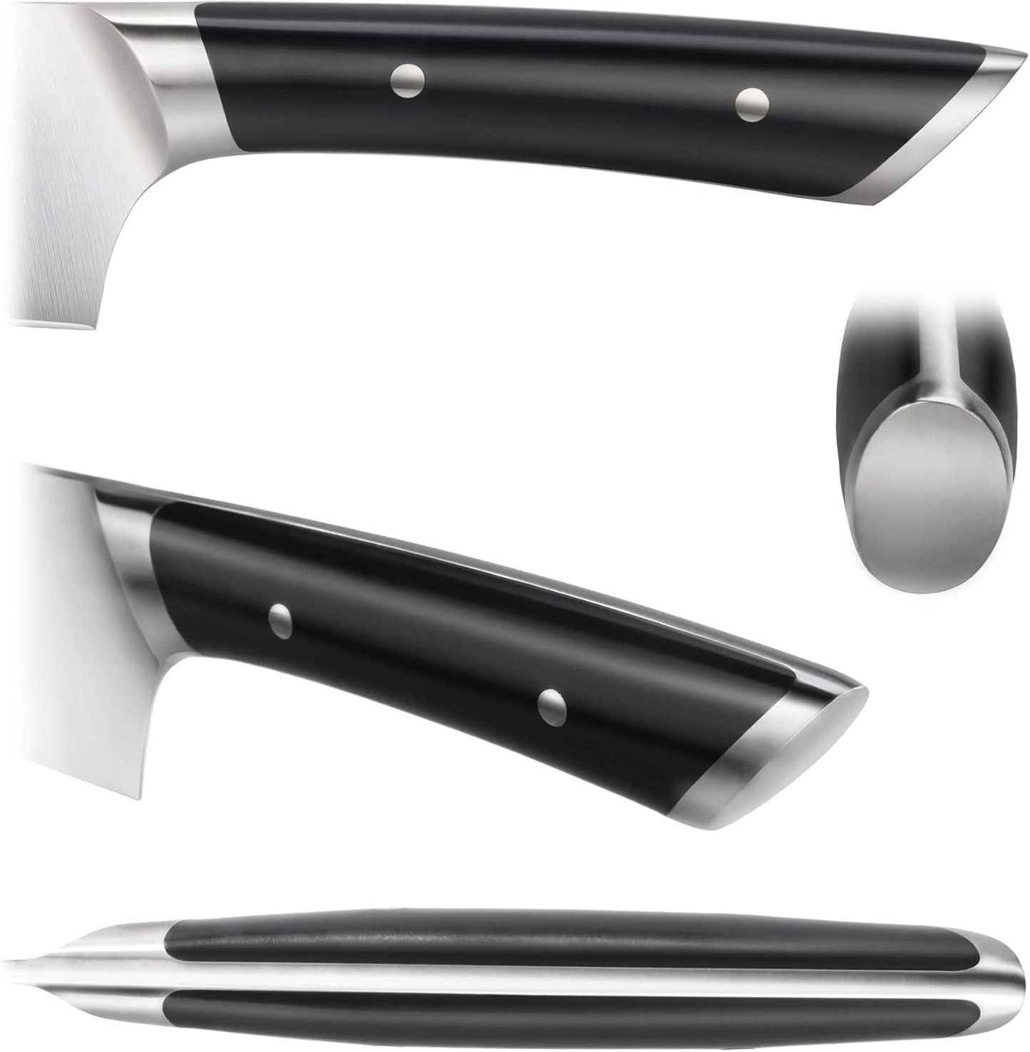 Cangshan HELENA Series German Steel Forged 2-Piece Carving Set (Black)