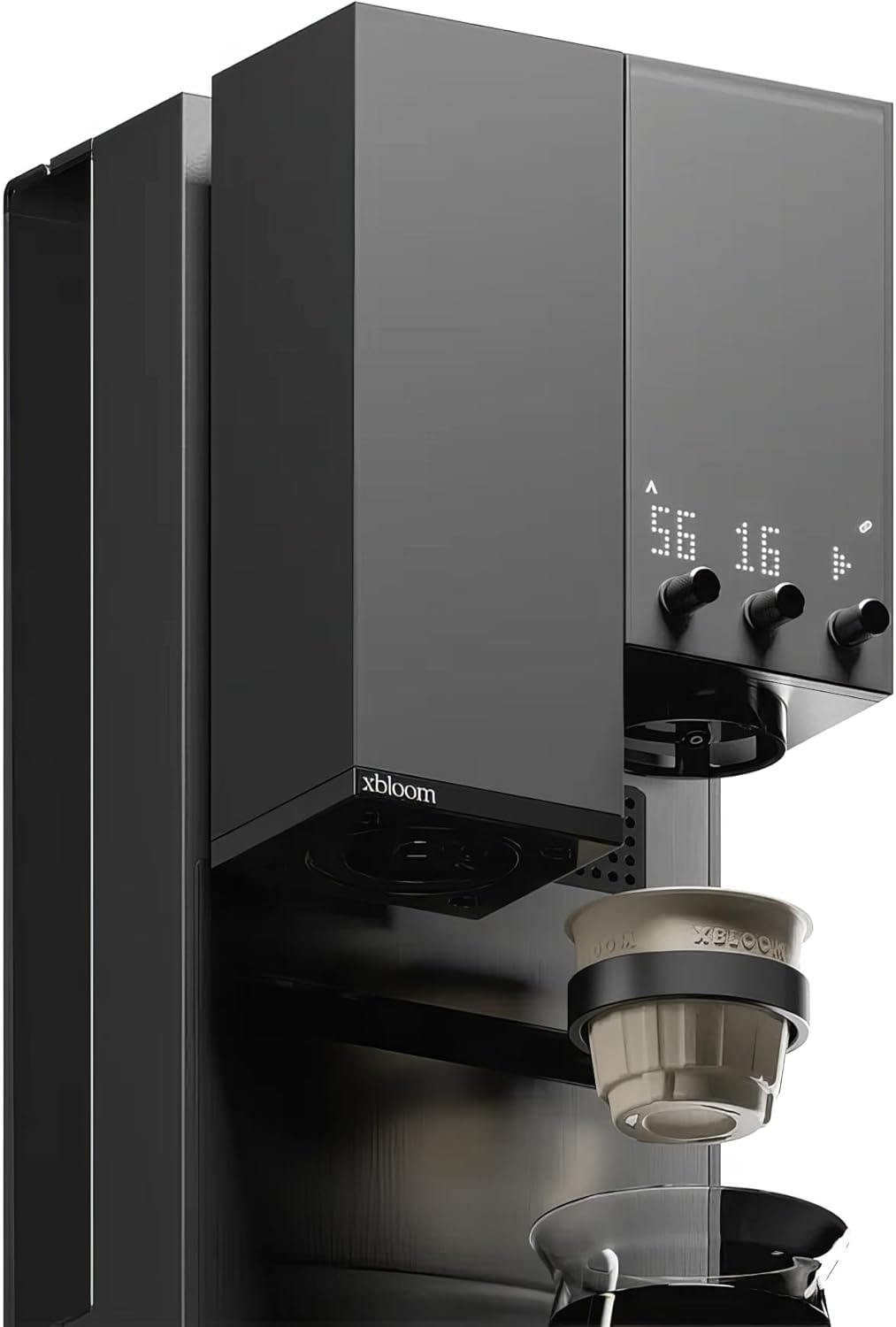 xBloom Studio – The Ultimate Coffee Machine – Drip Coffee Maker with Integrated Grinder, Scale, and 3 Levels of Automation, Midnight Black