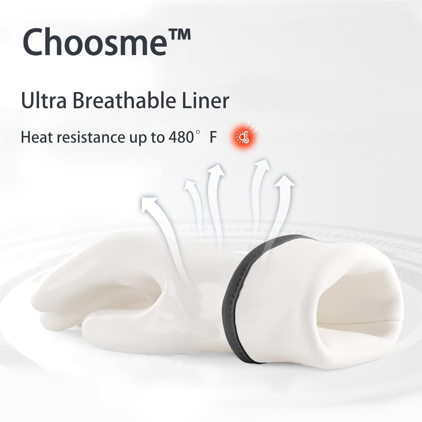 Silicone Oven Gloves - Heat Resistant, Barbecue, Reusable, Waterproof, Cotton Lined Mitts - XL