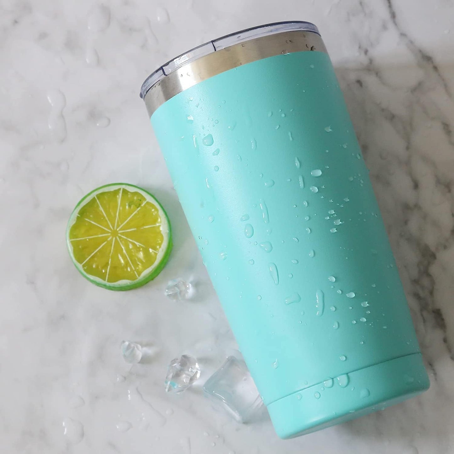 12Pack 20oz Tumbler Vacuum Insulated Travel Mug with Lids, Stainless Steel Double Wall Bulk Cup for Home, Office, Outdoor Suitable for Vehicle Cup Holders （Navy）