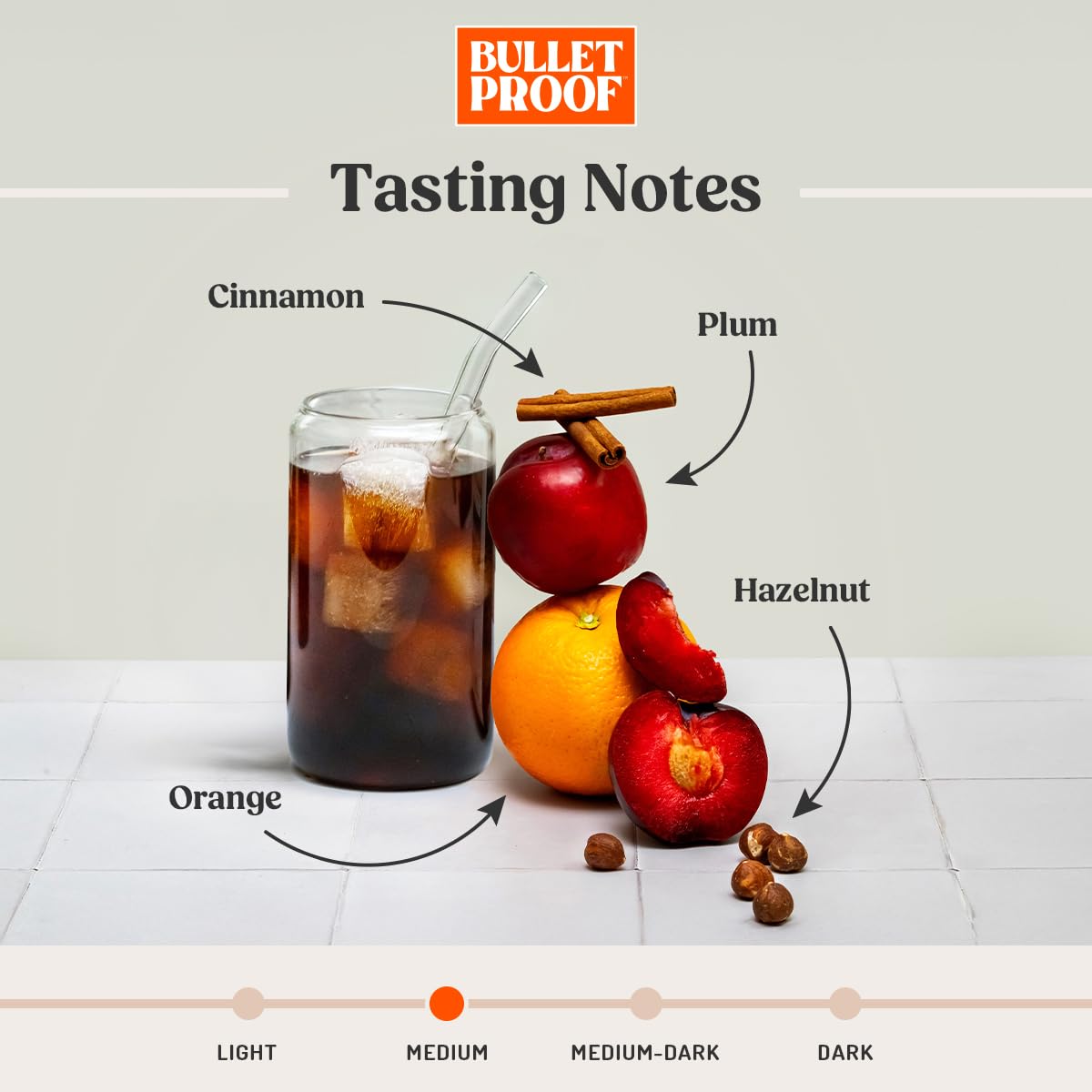 Bulletproof Original Medium Roast Ground Cold Brew Coffee, 12 Ounces, Clean and Tested for Toxins, Smooth Artisan Coffee Ground for Cold Brew Iced Coffee