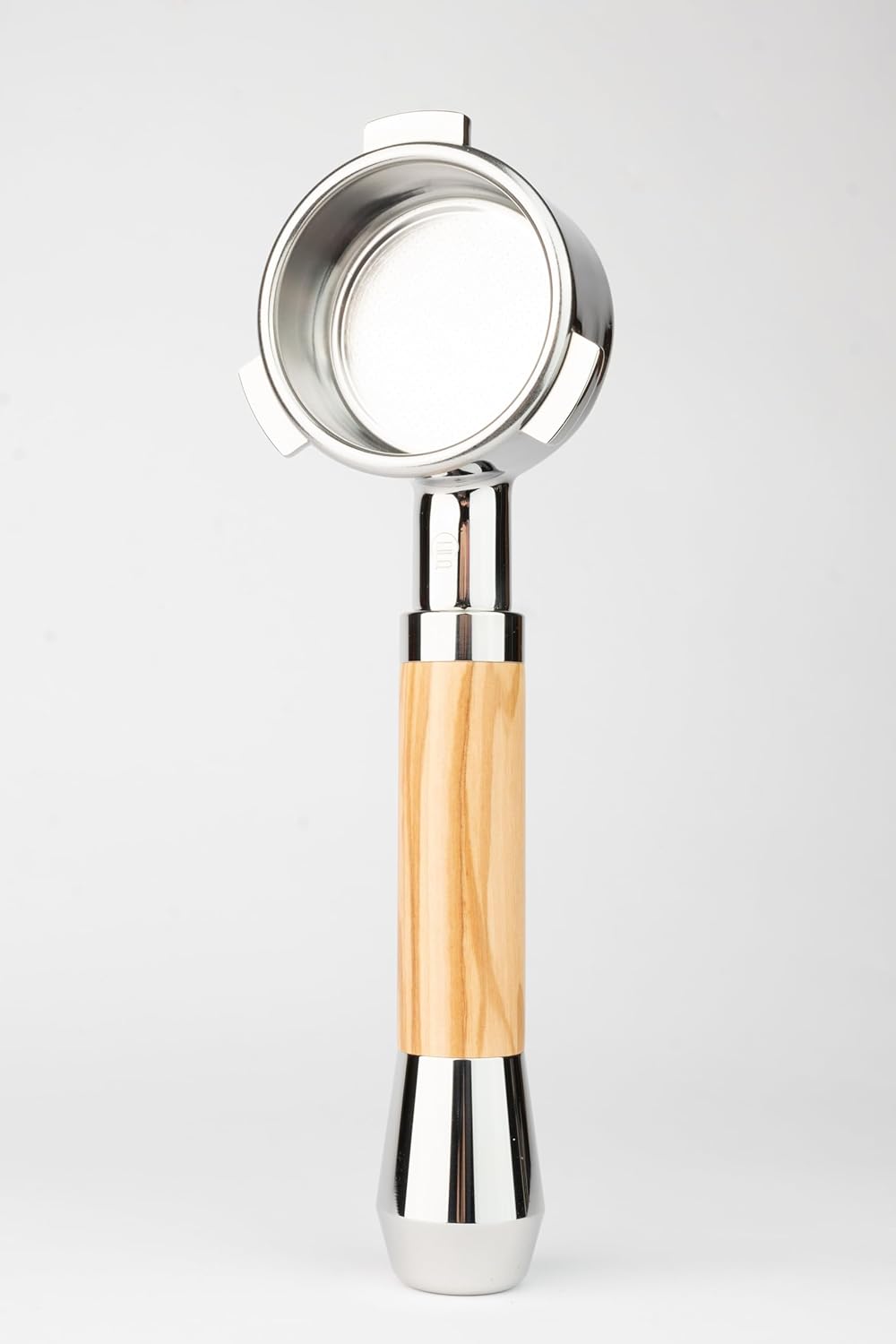 LILQ 54mm Spouted Portafilter Compatible with Breville Barista Express, Barista Pro, Bambino, and More –18-20g basket included (Olive Fusion, 54mm Breville Double Spouts)