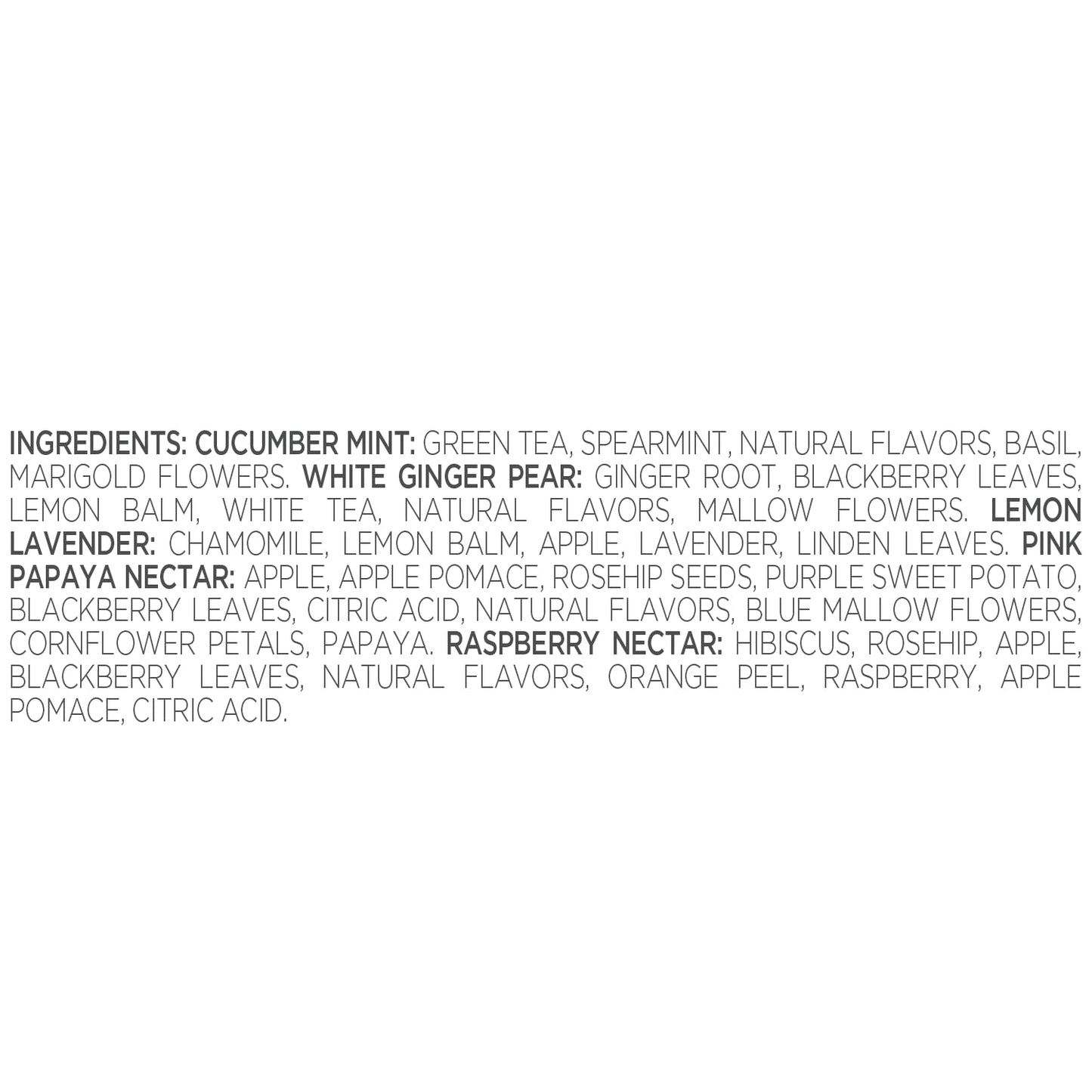 Tea Forte Mariposa Premium Tea Petite Presentation Box Tea Gift Sampler, 10 Count, 1 of Each Variety Individually Wrapped Handcrafted Pyramid Infuser Bags