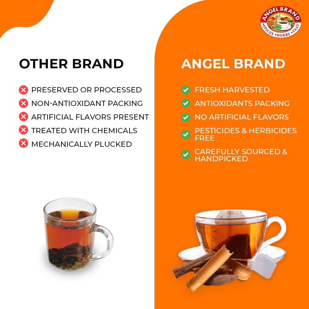 Angel Brand Mauby Bark Tea Bags 20 Pack of 3 – Herbal Mauby Tea for Digestion &