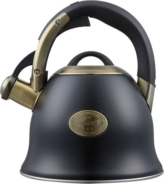 Tea Kettle -2.2 Quart Tea Kettles Stovetop Whistling Teapot Stainless Steel Tea Pots for Stove Top Whistle Tea Pot