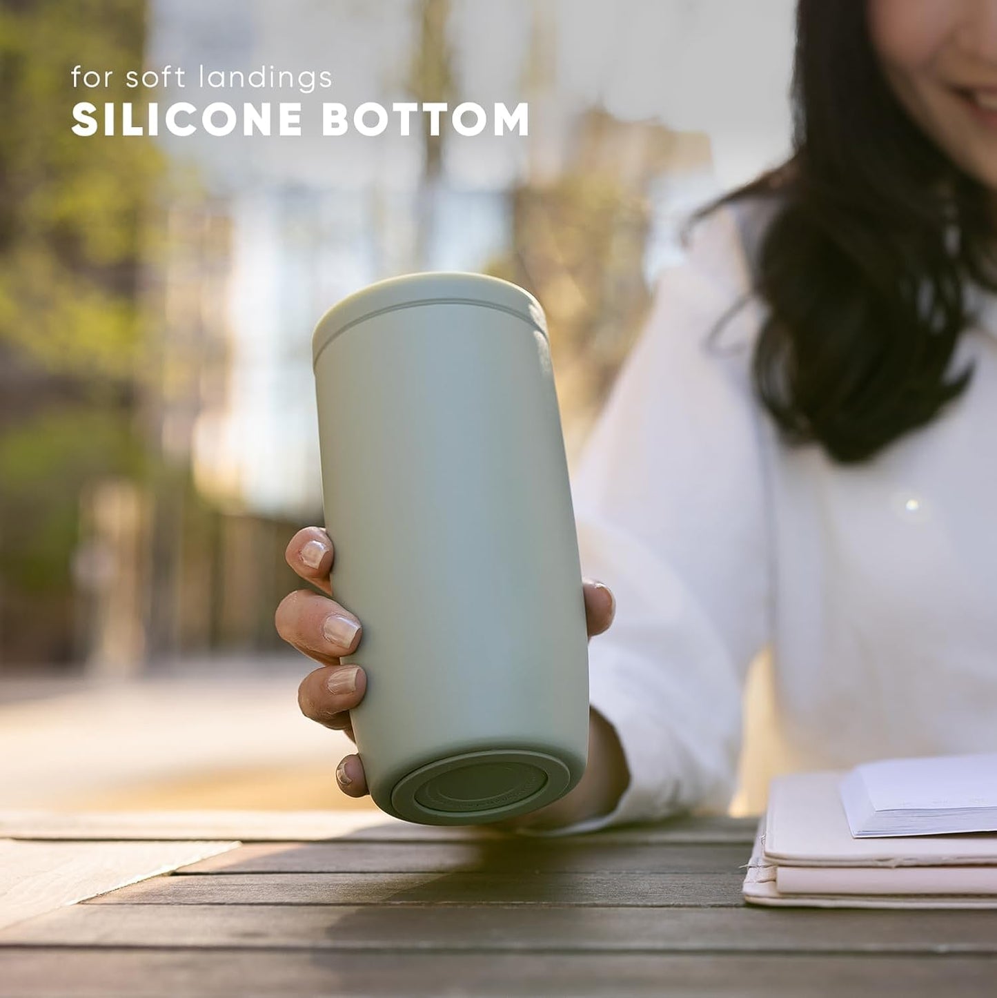 Simple Modern Travel Coffee Mug Tumbler with 360° Lid | Ceramic-Lined Insulated Stainless Steel Cold Brew Iced Coffee Cup | Gifts for Women Men Her Him | Voyager Signature | 16oz | Lavender Mist