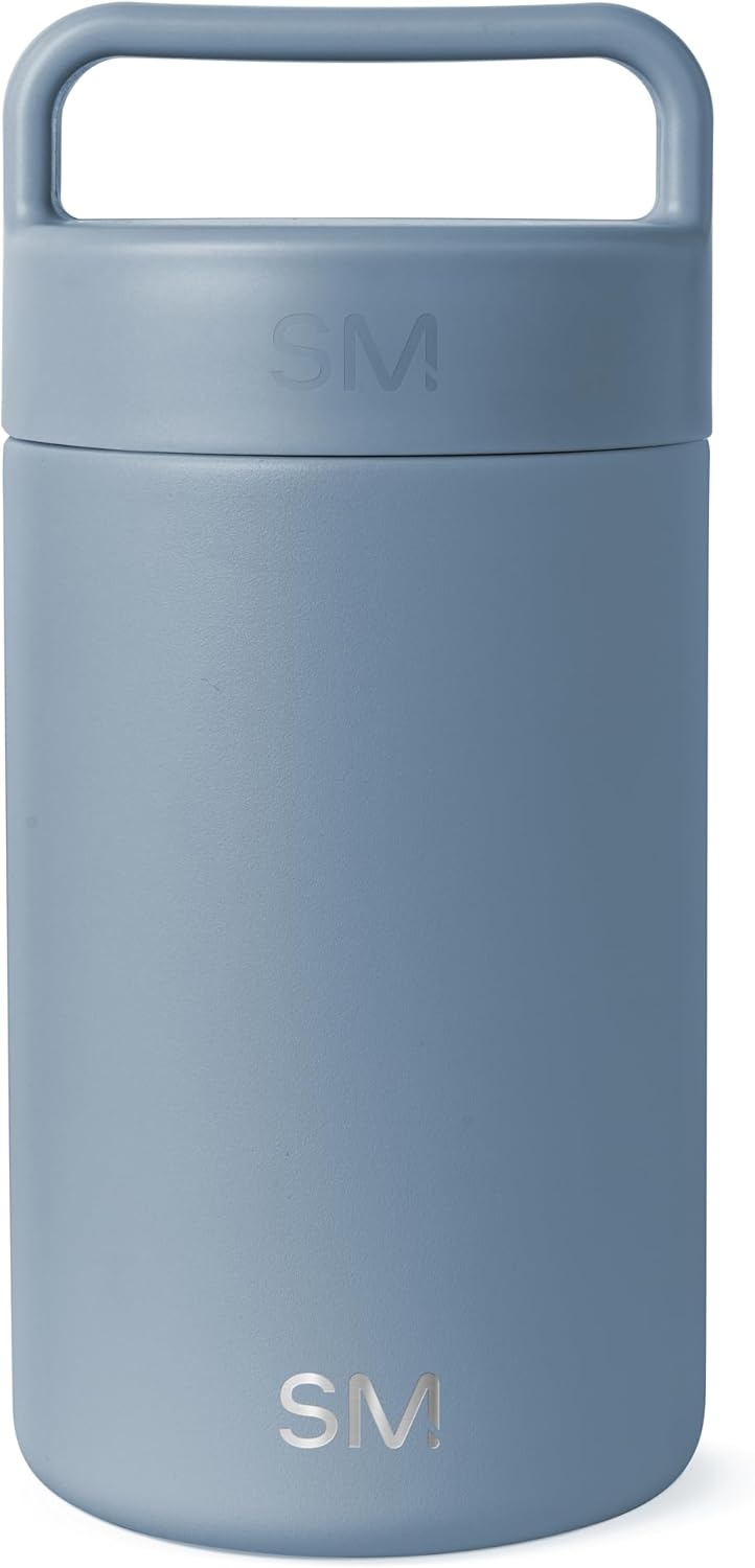 Simple Modern Food Jar for Hot Food | Reusable Stainless Steel Vacuum Insulated Leak Proof Lunch Storage for Smoothie Bowl, Soup, Oatmeal | Provision Collection | 16oz | Blue Dune