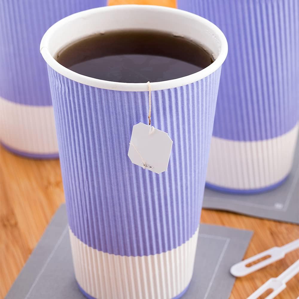 Restaurantware 16 Ounce Paper Cups Pack of 25 Ripple Wall Disposable Cups â€“ Leakproof, Recyclable, Light Purple Insulated Hot Beverage Holders with Matching Lids Available for Purchase Separately