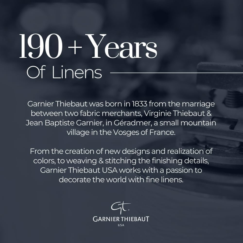 Garnier Thiebaut Limonade Au Thym Soleil (Sunny Lemonade with Thyme) French Kitchen Towel 22"x30", Cotton, Jacquard