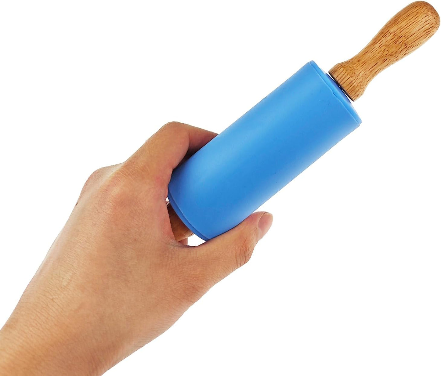 6 Pack Small Rolling Pin for Kids, Kids Rolling Pin for Home Kitchen (6 colors) (9 Inch)