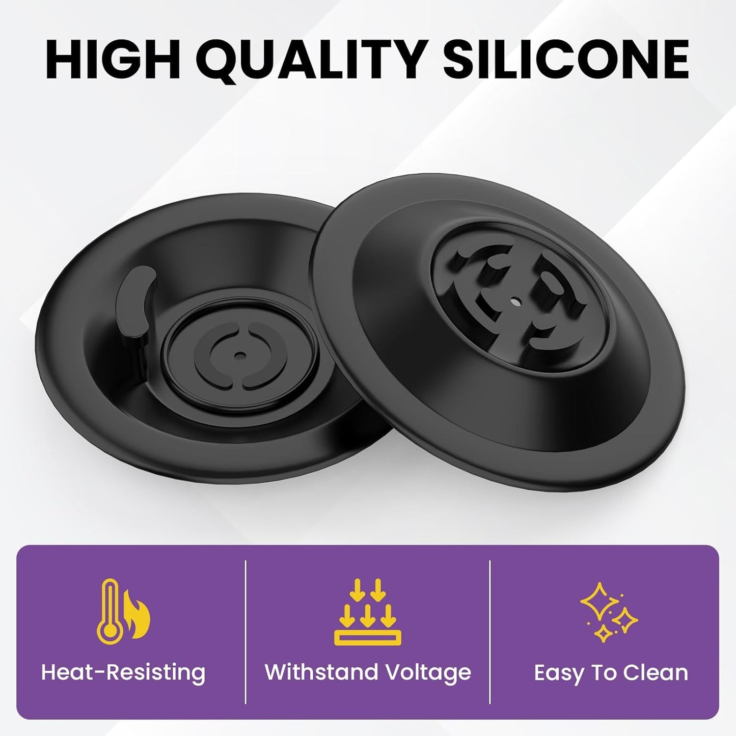 Espresso Backflush Cleaning Disc, 54mm Silicone Espresso Cleaning Disc for Most Espresso Machines BES980XL BES990 BES900XL BES920XL, 4 Pack