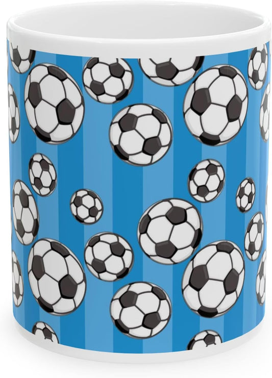 11 OZ Novelty Coffee Mugs - Christmas Gift (Soccer Theme)