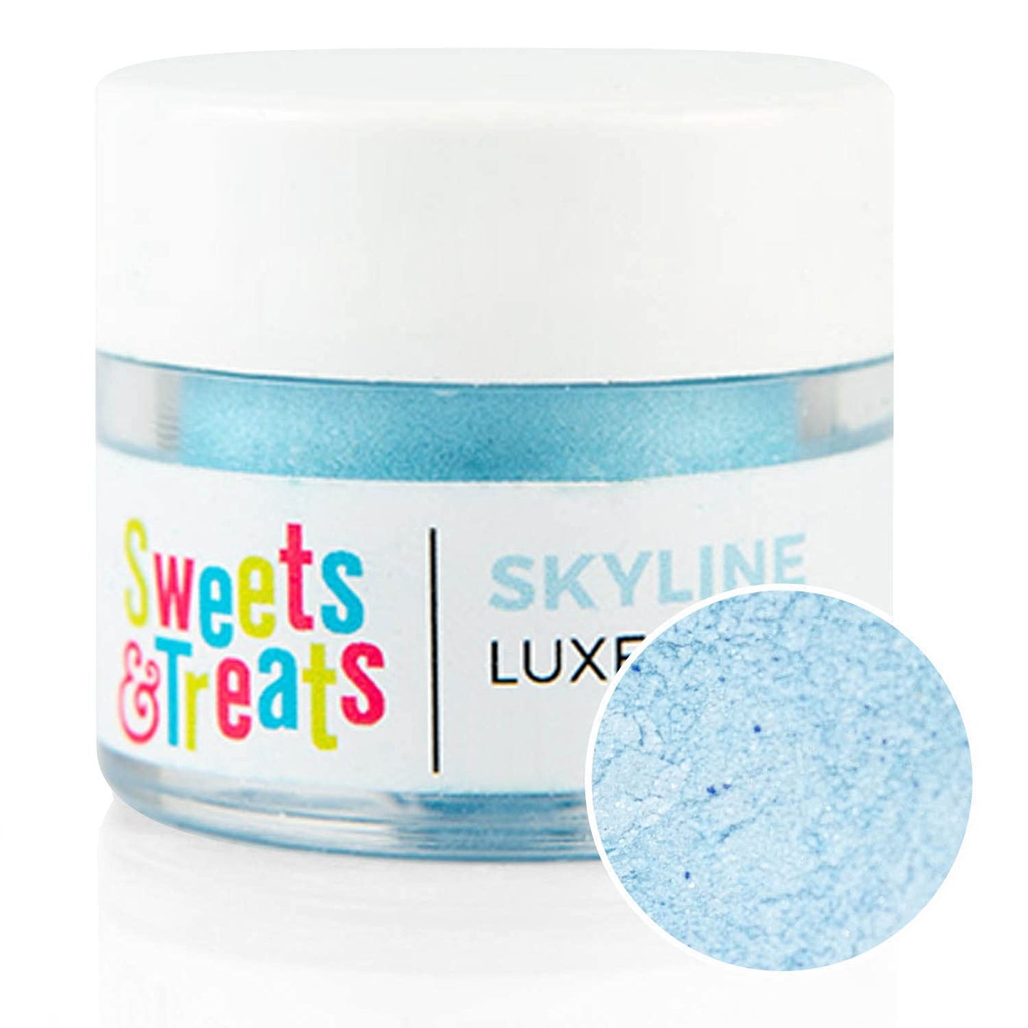 Luster Dust Edible Cake Decorations, Light Blue Edible Dust for Cake Edible Luster Dust for Cupcake Decorations, Cake Drip, Light Blue Edible Paint for Cakes, Edible Shimmer Dust for Drinks