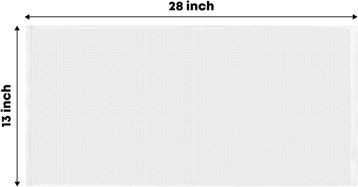 Artoid Mode 100% Cotton White Waffle Weave Kitchen Dish Cloths, 13x28 Inch Ultra Soft Absorbent Quick Drying Kitchen Dish Towels Set of 4