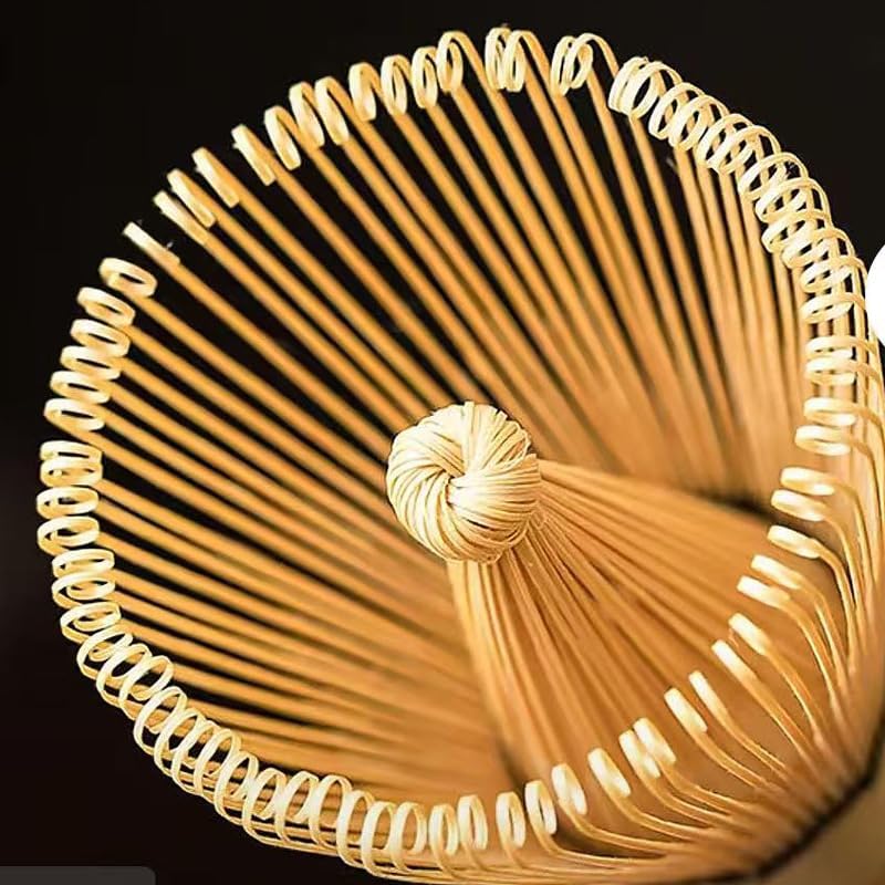 Matcha Whisk，Bamboo Whisk For Matcha Tea ，Bamboo Matcha Whisk 100 Prong，Matcha Bamboo Whisk 100% Natural Handcrafted