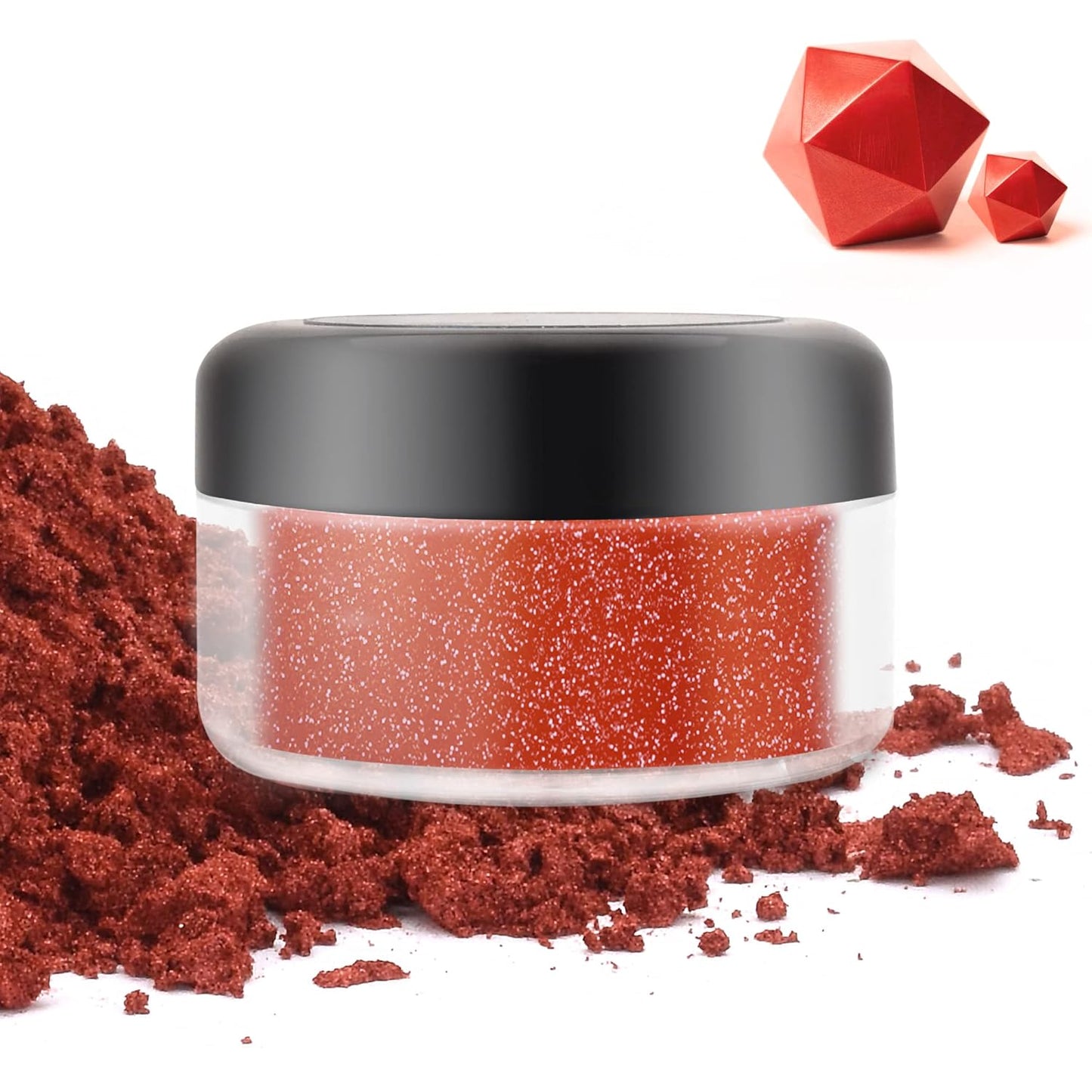 Edible Glitter - 10g Luster Dust Edible Food Grade Coloring Glitter for Cake Decorating, Baking, Drinks - Shimmer Dust Powder, Metallic Color Dusting Powder for Icing, Fondant, Candy, Cookie (Wine)