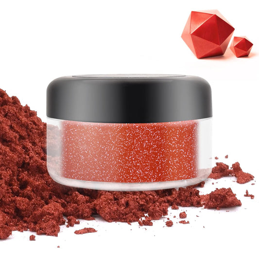 Edible Glitter - 10g Luster Dust Edible Food Grade Coloring Glitter for Cake Decorating, Baking, Drinks - Shimmer Dust Powder, Metallic Color Dusting Powder for Icing, Fondant, Candy, Cookie (Wine)