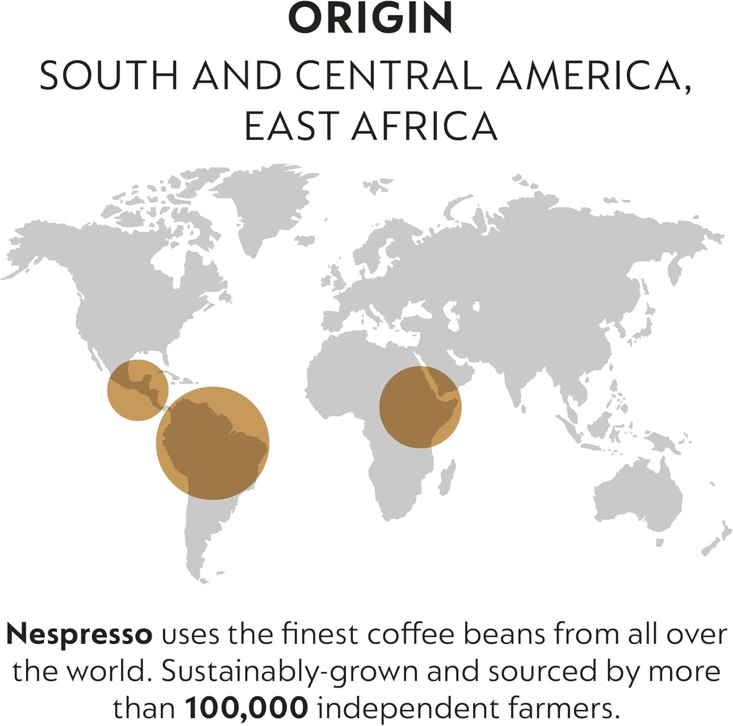 Nespresso Capsules Original Line, Ristretto Intenso, Dark Roast Coffee, 50 Count Coffee Pods