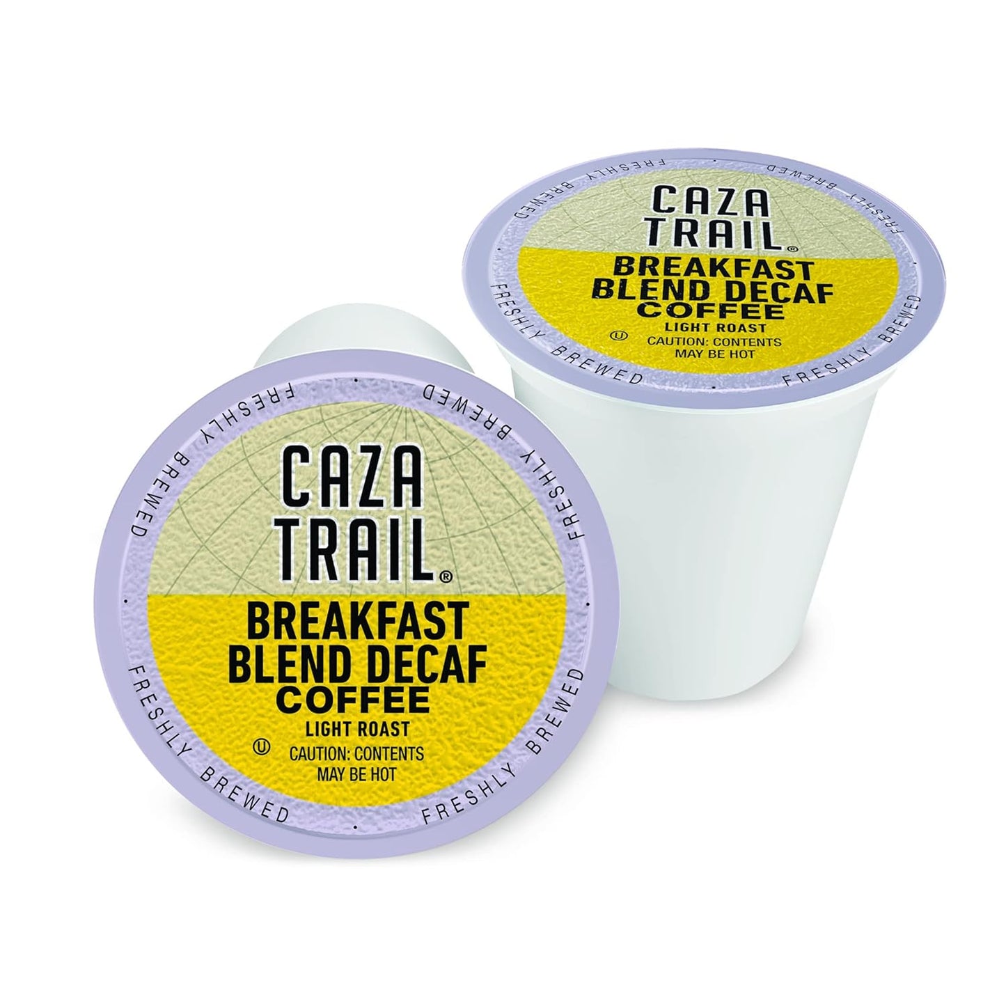 Caza Trail Coffee Pods, Decaf Breakfast Blend, Single Serve (Pack of 24) (Packaging May Vary)