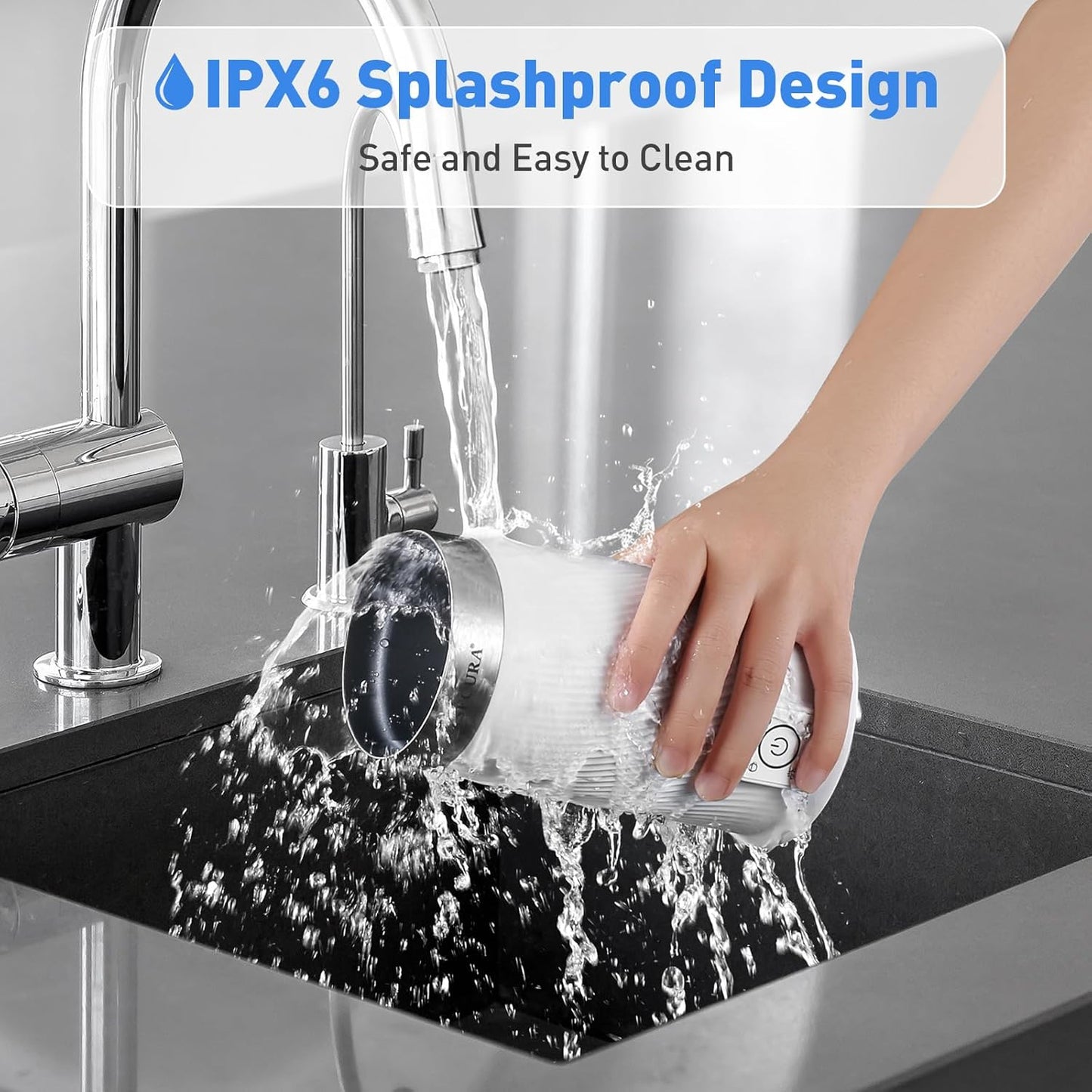 Secura 4-in-1 Electric Milk Frother & Warmer – Hot/Cold Foam Maker for Lattes, Cappuccinos, Macchiatos, Hot Chocolate & Matcha – IPX6 Splashproof, Auto Shut-Off, Teflon-Free & BPA-Free